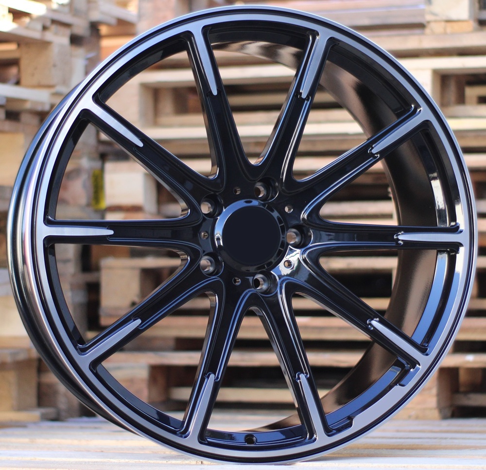 Mercedes FMB23  Melns ar pulētu virsmu R22 5X130 10J et30 84.1