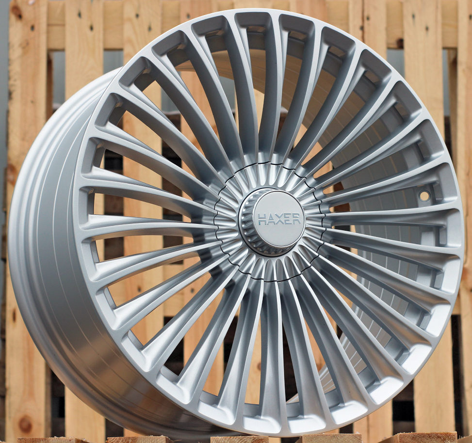 HX09F  Sudrabs spīdīgs R18 5X112 8.5J et43 66.6