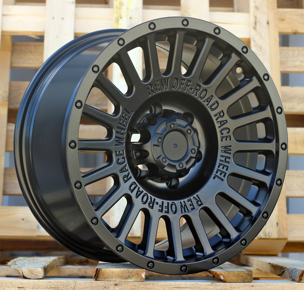JT218  Melns matēts R17 6X139.7 8.5J et 110.1