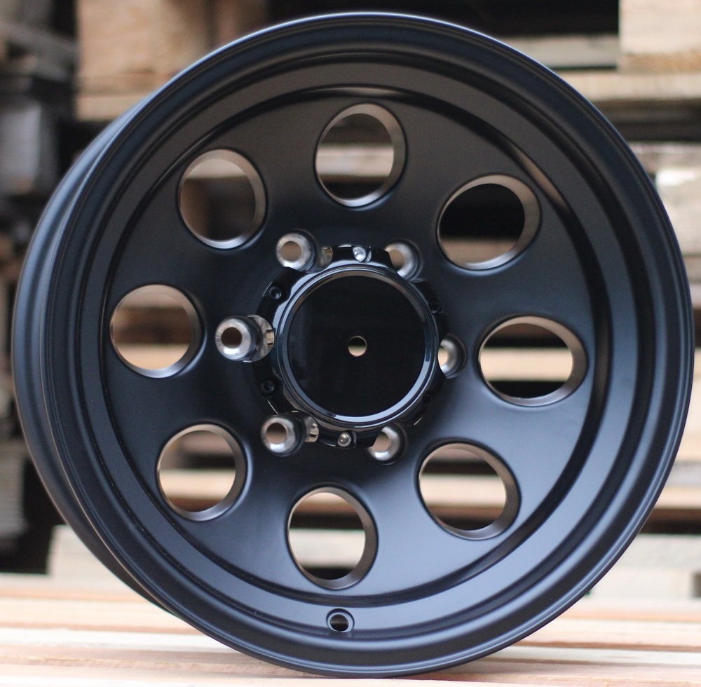 XF171  Melns matēts ar pulētu malu R15 6X139.7 8J etM27 110.1