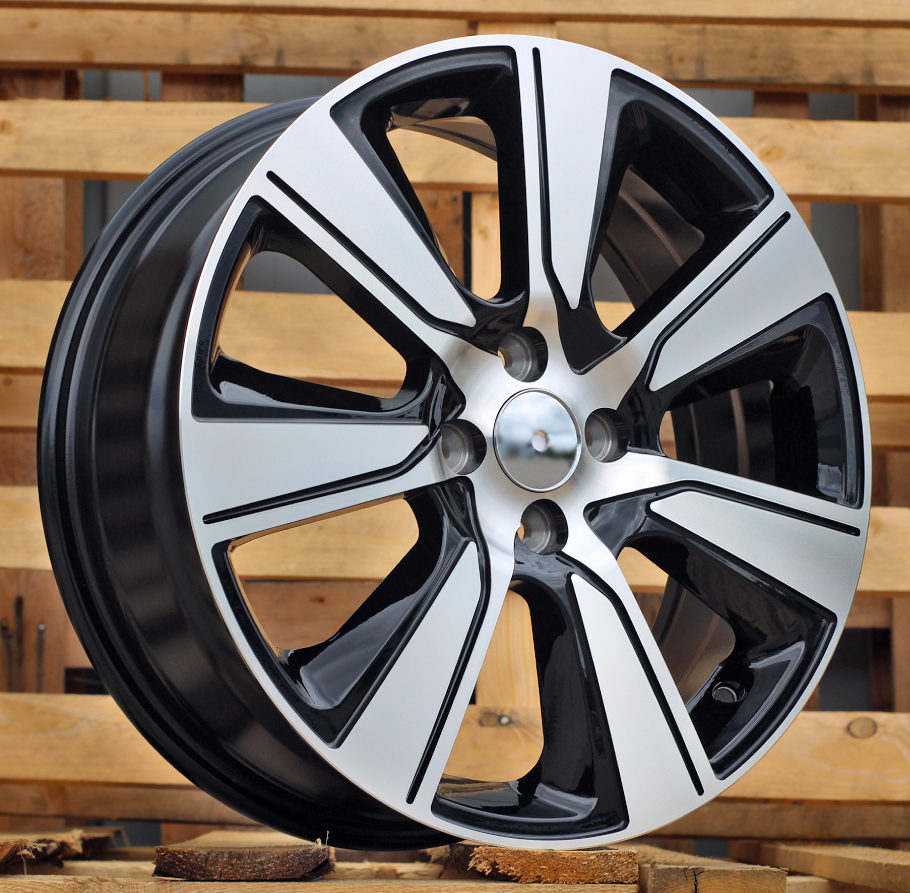 L1671  Melns ar pulētu virsmu R17 4X100 6.5J et45 60.1