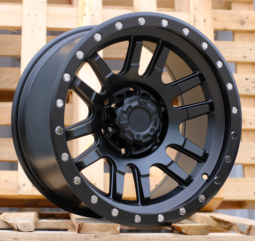 JT243  Melns ar pulētu virsmu R17 6X139.7 9J et 110.1