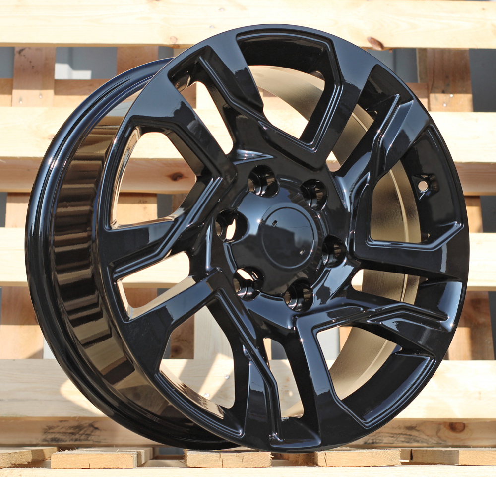 B1704  Melns R18 6X139.7 7.5J et20 106.1