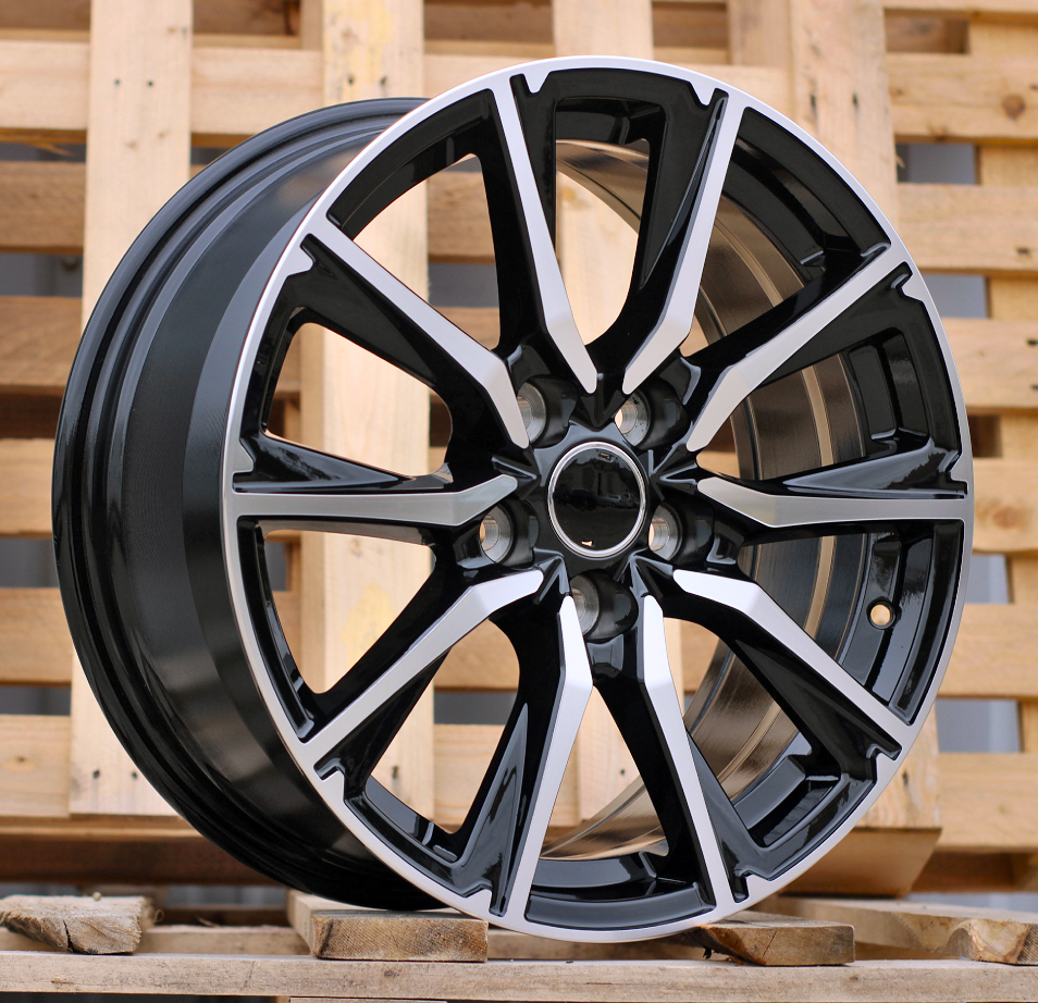 Toyota H3347F  Melns ar pulētu virsmu R17 5X114.3 7.5J et40 60.1