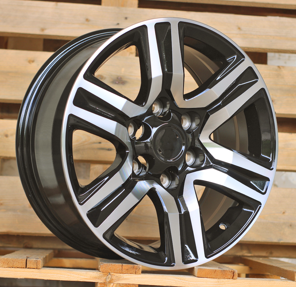 Toyota H718F  Melns ar pulētu virsmu R17 6X139.7 7.5J et25 106.1