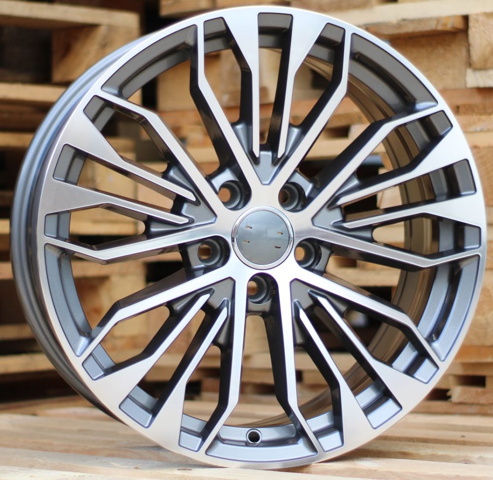 Audi B1096  Pelēks ar pulētu virsmu un pulverlaku R19 5X112 8.5J et43 66.5