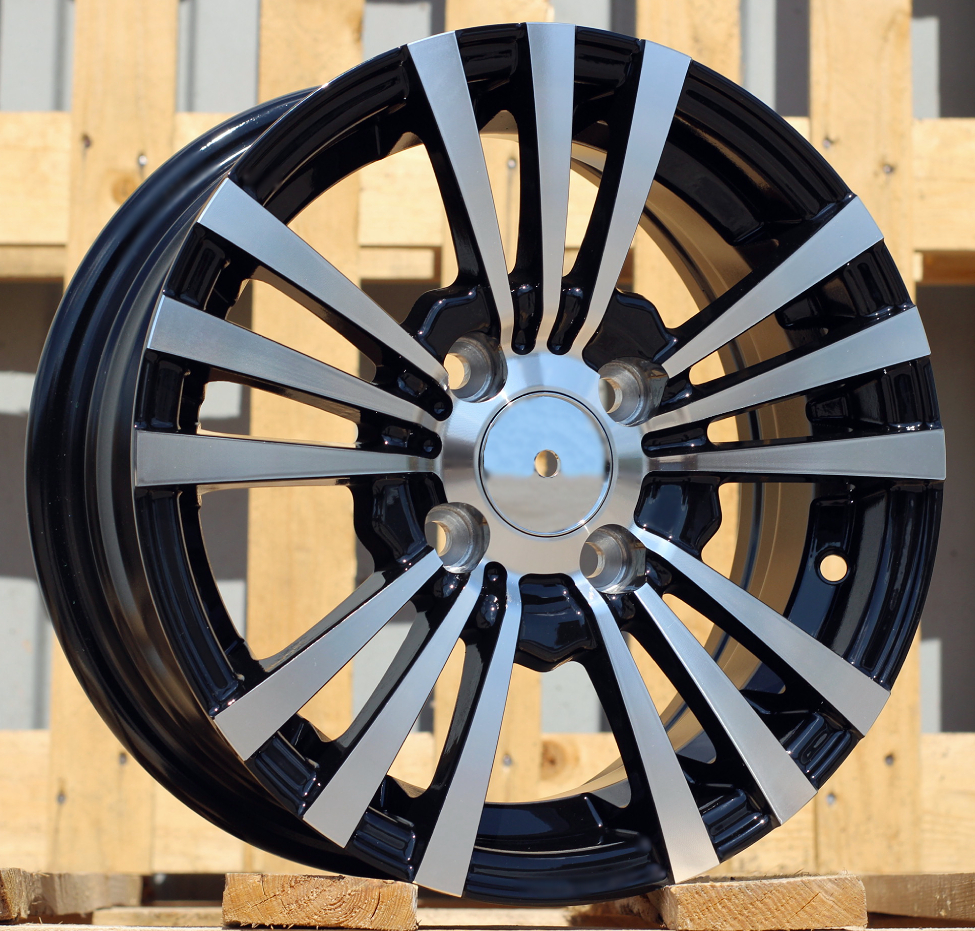 LU009  Melns ar pulētu virsmu R13 4X100 5.5J et35 73.1