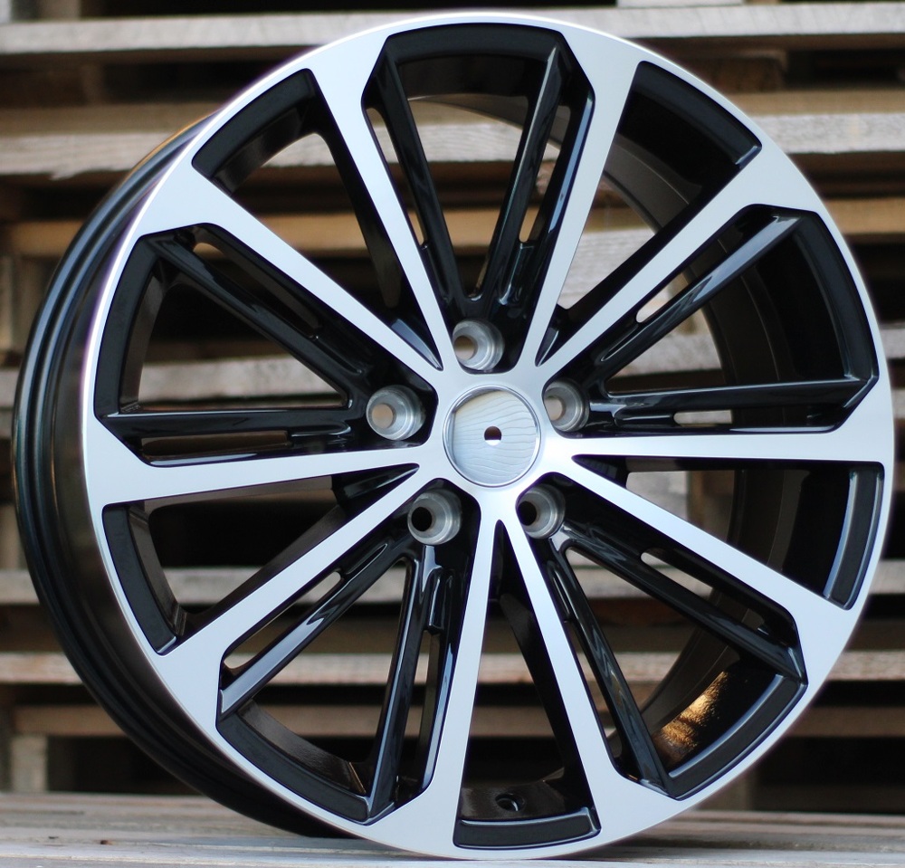 Volkswagen LU980  Melns ar pulētu virsmu R18 5X112 8J et45 57.1