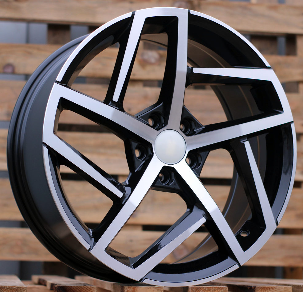 Volkswagen XE442  Melns ar pulētu virsmu R18 5X112 7.5J et51 57.1