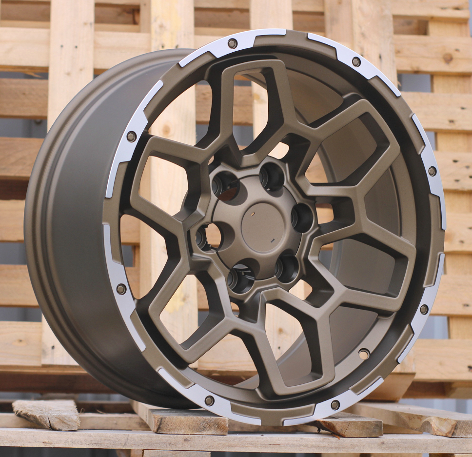 F8720  Bronza ar pulētu malu R18 6X139.7 9J et 106.1
