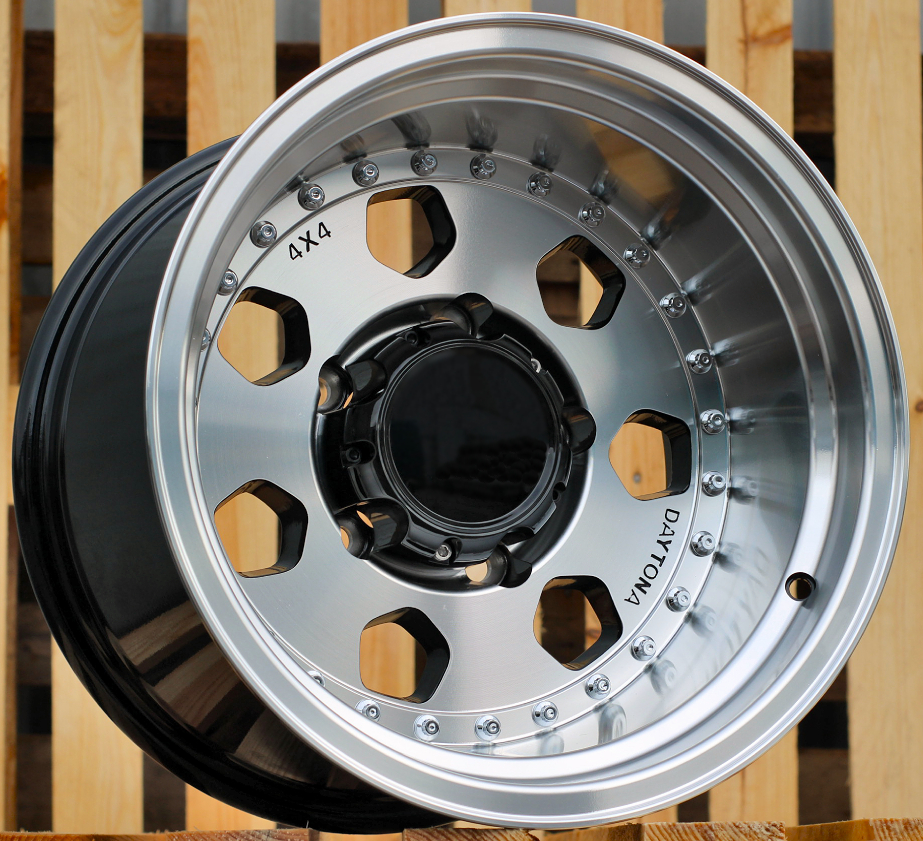 XF223  Melns ar pulētu virsmu R15 6X139.7 10J etM44 110.1