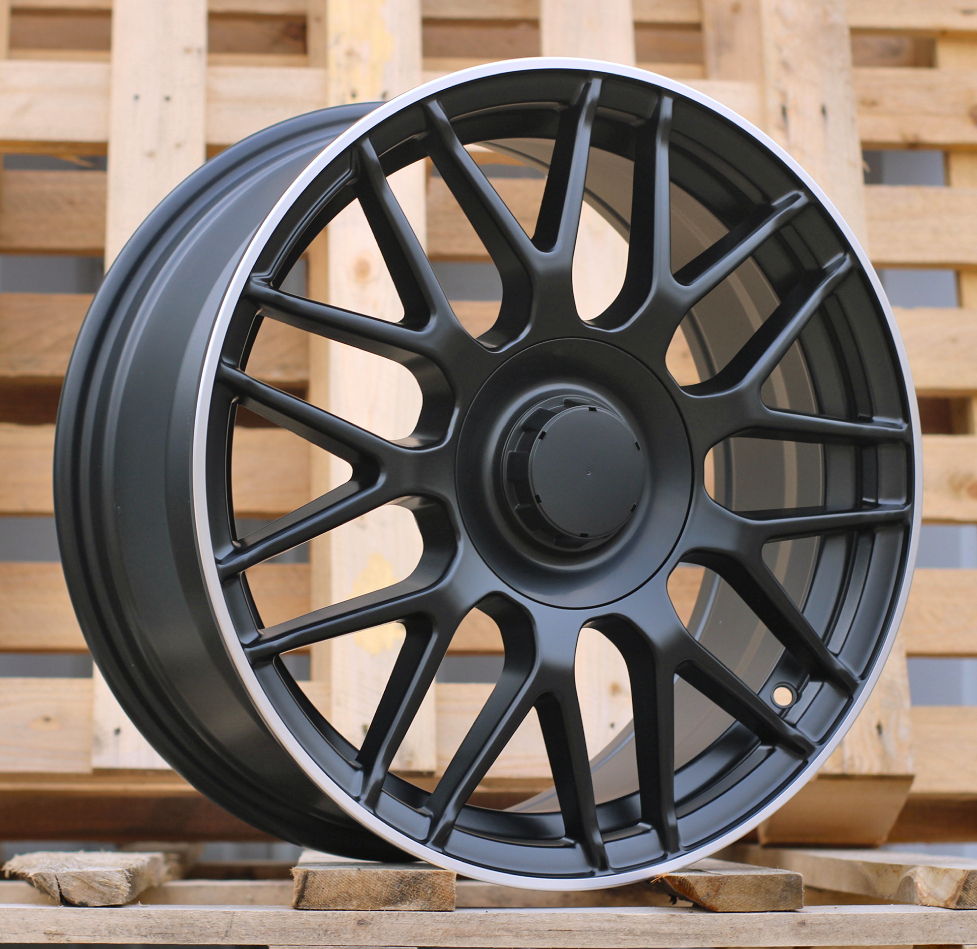 Mercedes H3368F  Melns ar pulētu malu R17 5X112 7.5J et35 66.5