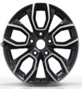 Skoda H593  Melns ar pulētu virsmu R16 5X112 7J et45 57.1