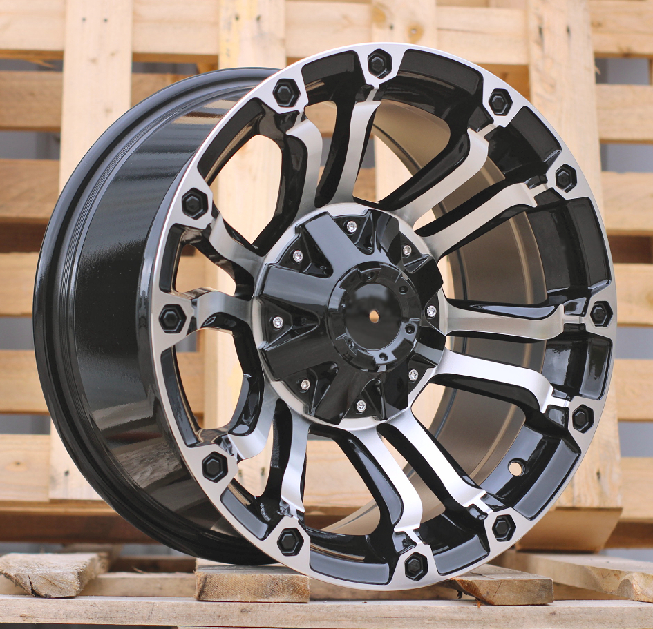 JT133  Melns ar pulētu virsmu R16 6X139.7 8J et 110.1