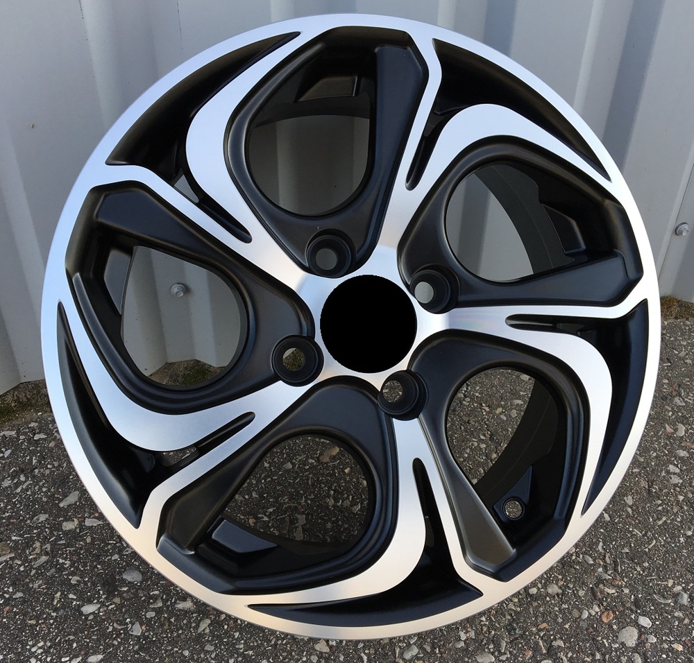 Ford BY980  Melns pusmatēts ar pulētu virsmu R14 4X108 5.5J et35 63.3