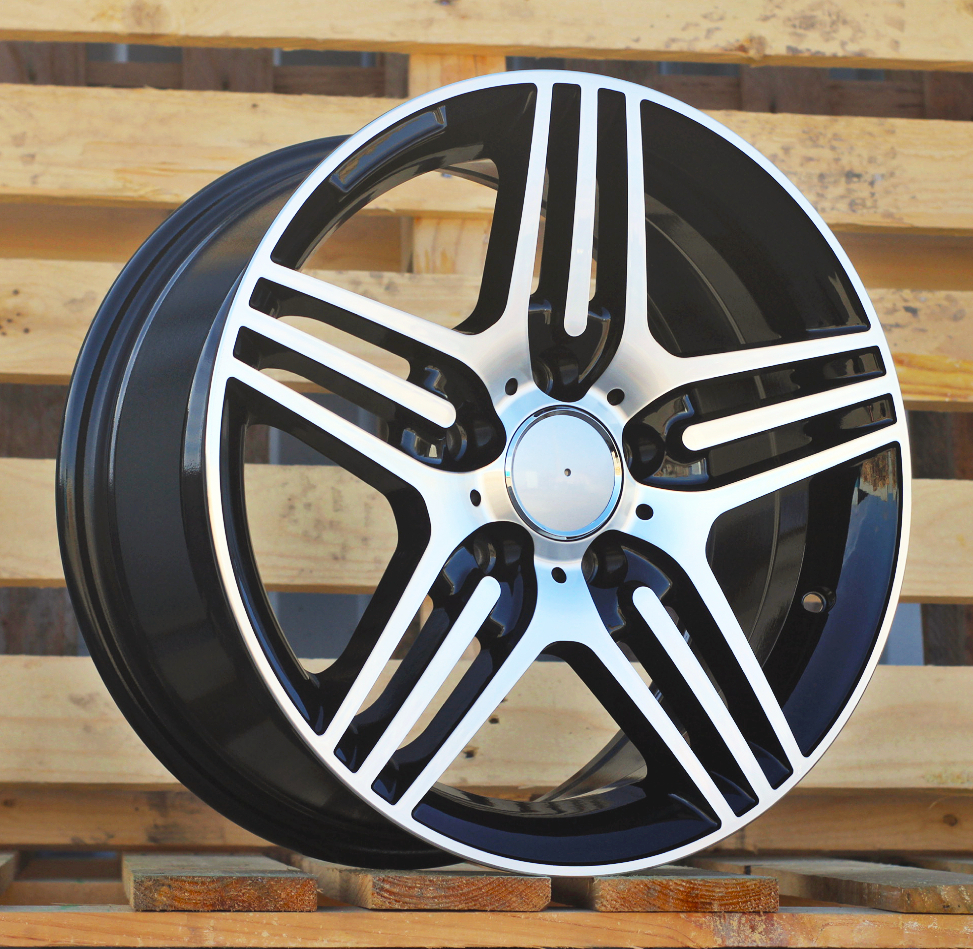 Mercedes DW202  Melns ar pulētu virsmu R16 5X112 7.5J et35 66.6