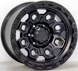 JT178  Melns matēts R17 5X114.3 9J et 73.1