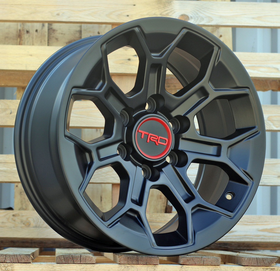 Toyota Y1203  Melns pusmatēts R17 6X139.7 8J et5 106.1