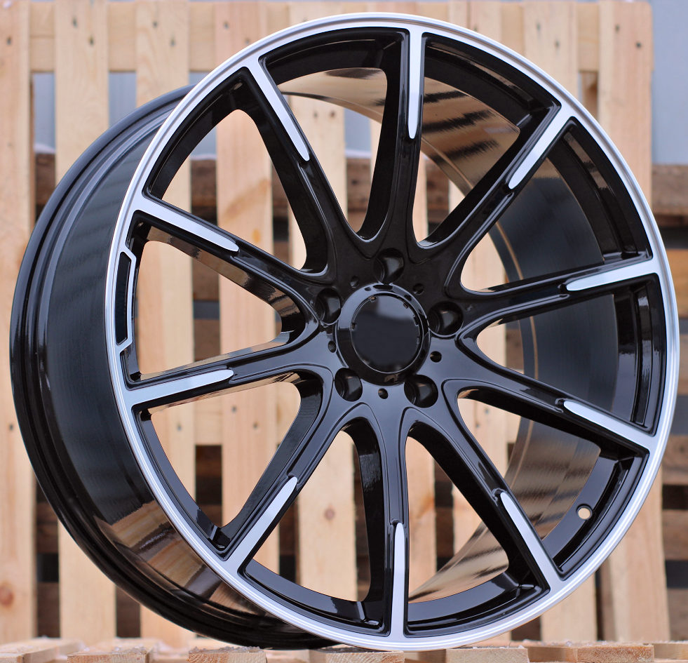 Mercedes FE236  Melns ar pulētu virsmu R22 5X112 10.5J et38 66.6