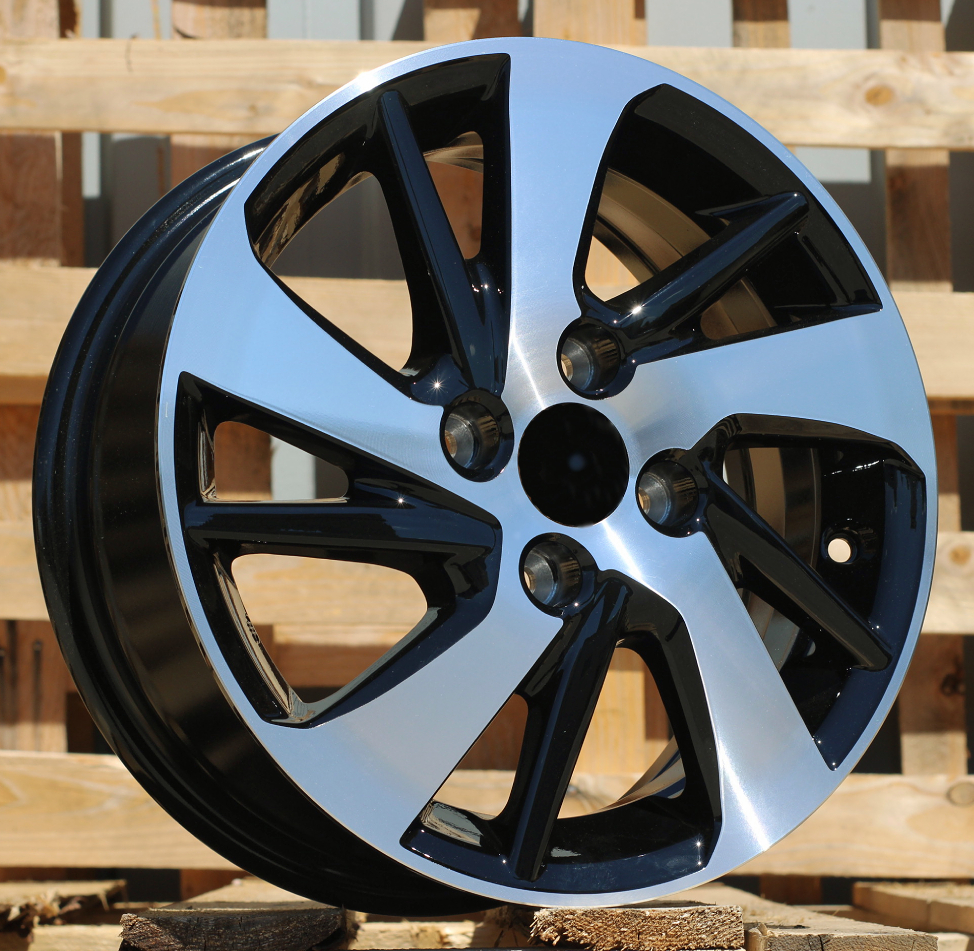 Toyota F0458  Melns ar pulētu virsmu R14 4X100 5.5J et45 54.1