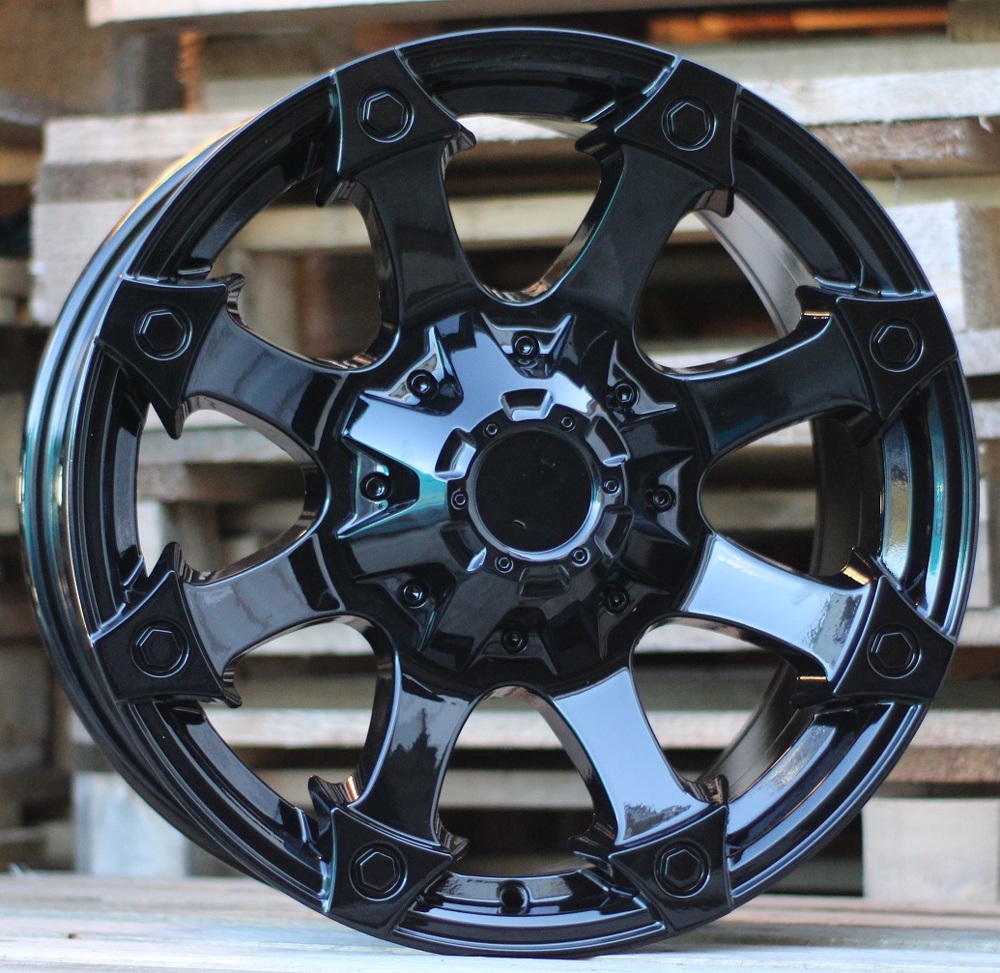 QC816  Melns R17 10X127/139 8.5J et 78.1