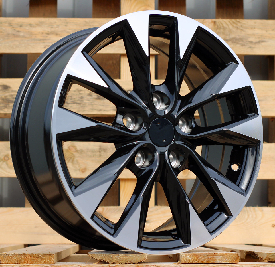 L1744  Melns ar pulētu virsmu R16 5X114.3 6.5J et42 66.1