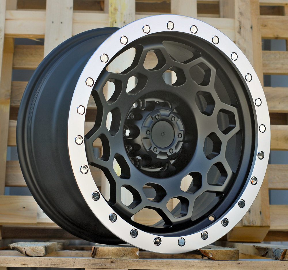 JT240  Melns ar pulētu virsmu R17 6X139.7 8.5J et 110.1