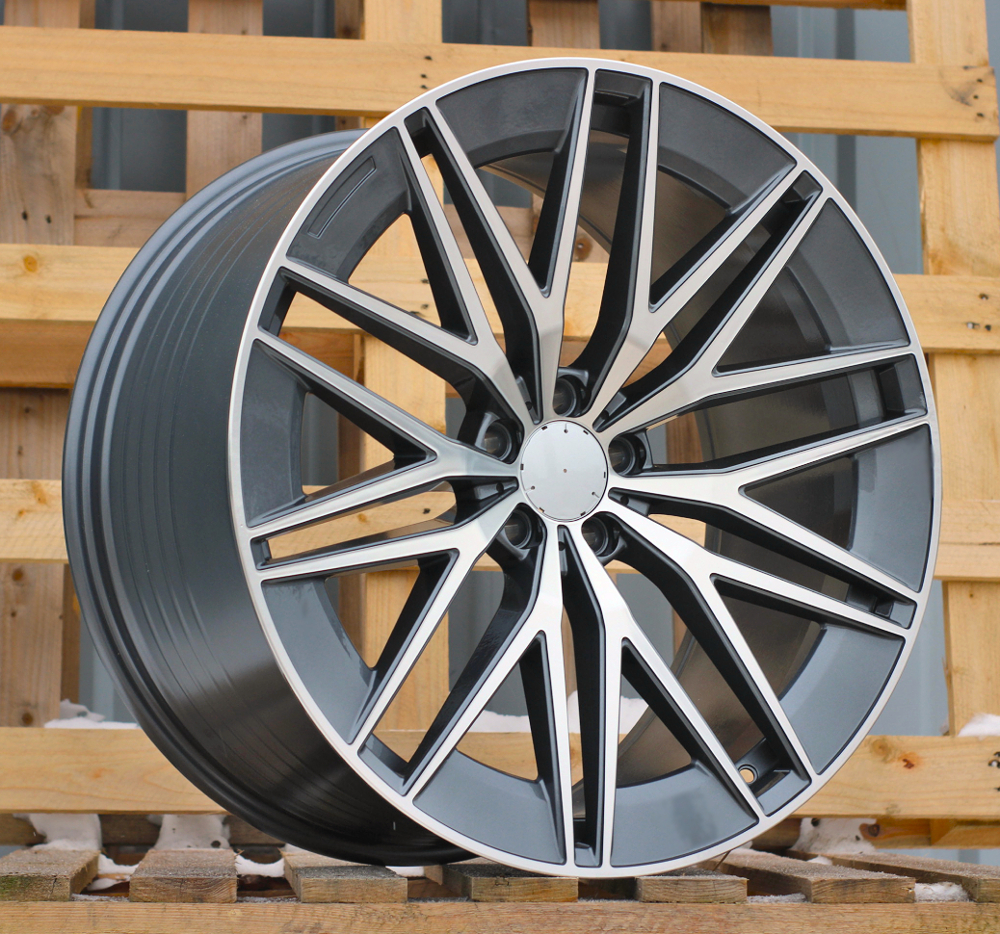 Mercedes FBX387  Pelēks R22 5X112 11.5J et53 66.6