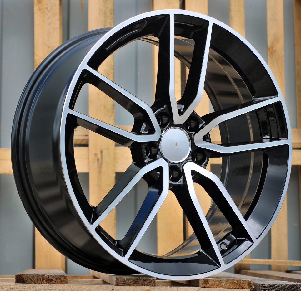 Mercedes B5461  Melns ar pulētu virsmu un pulverlaku R18 5X112 9J et45 66.6