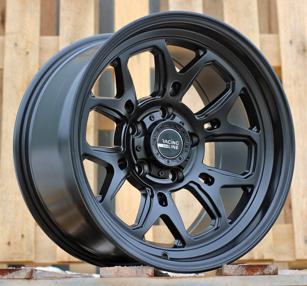 B1106  Melns pusmatēts R17 5X127 9J etM6 78.1