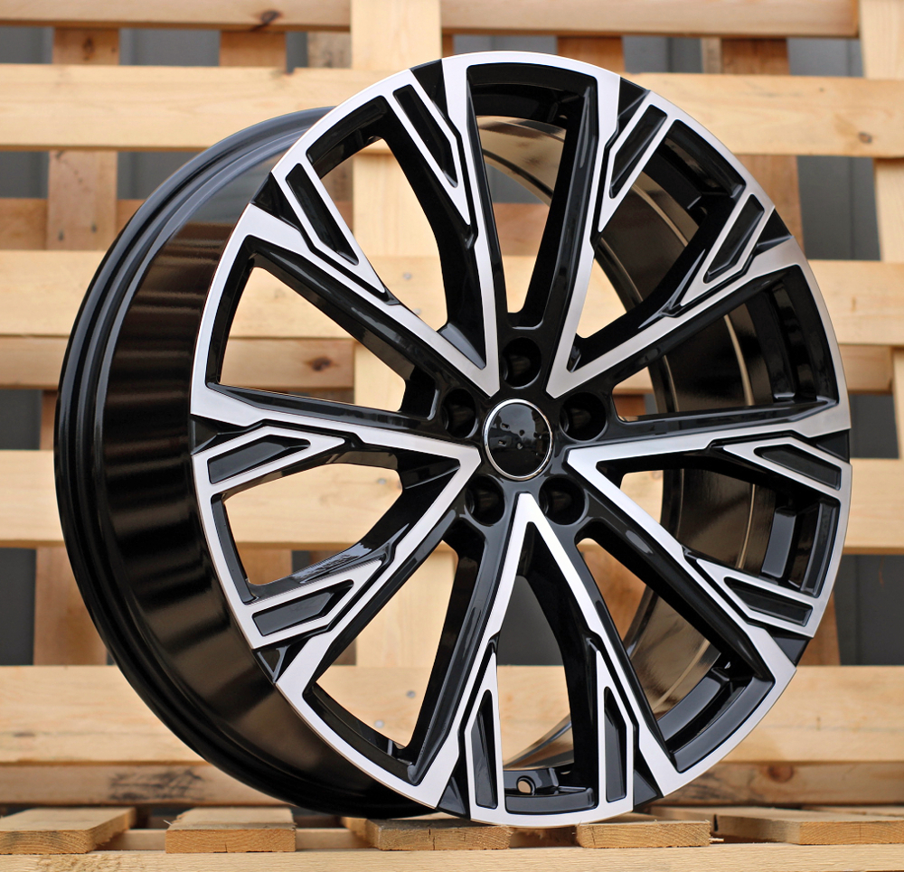 Audi 3S1277  Melns ar pulētu virsmu R21 5X112 8.5J et34 66.5