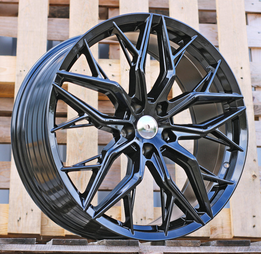 R21x9 5X112 ET 35 66.5 IN01028F Black (BL) For RACIN (Z3) (Style Vossen HYBRID FORGED)