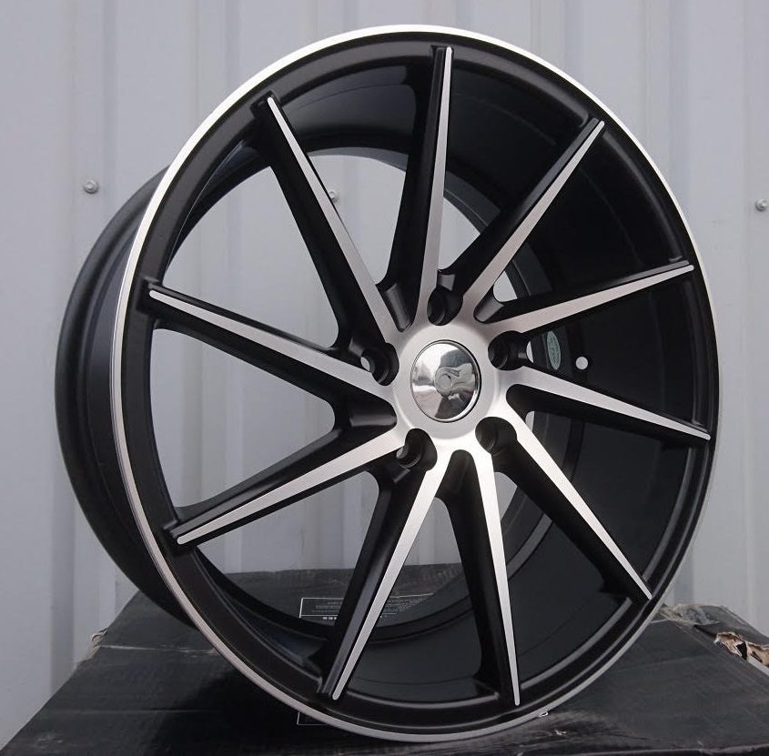 XF096  Melns ar pulētu virsmu R20 5X120 9J et38 74.1