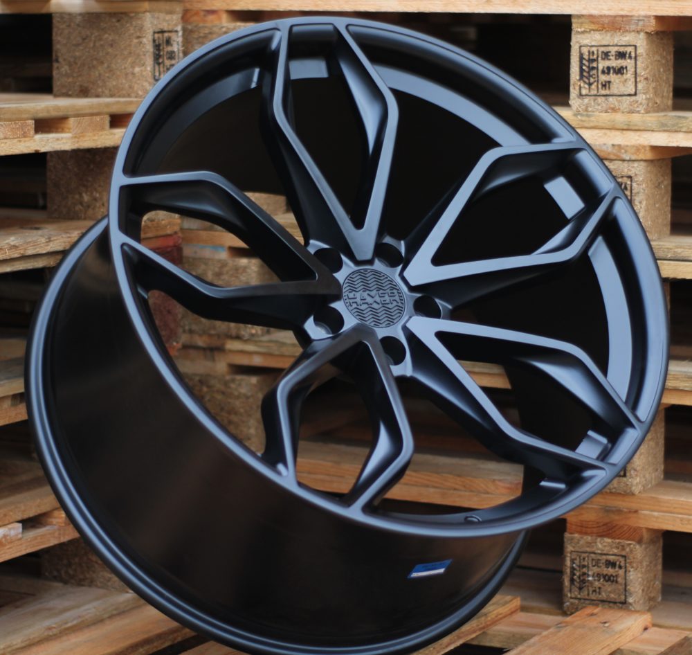 HX011  Melns pusmatēts R22 5X120 10J et40 74.1