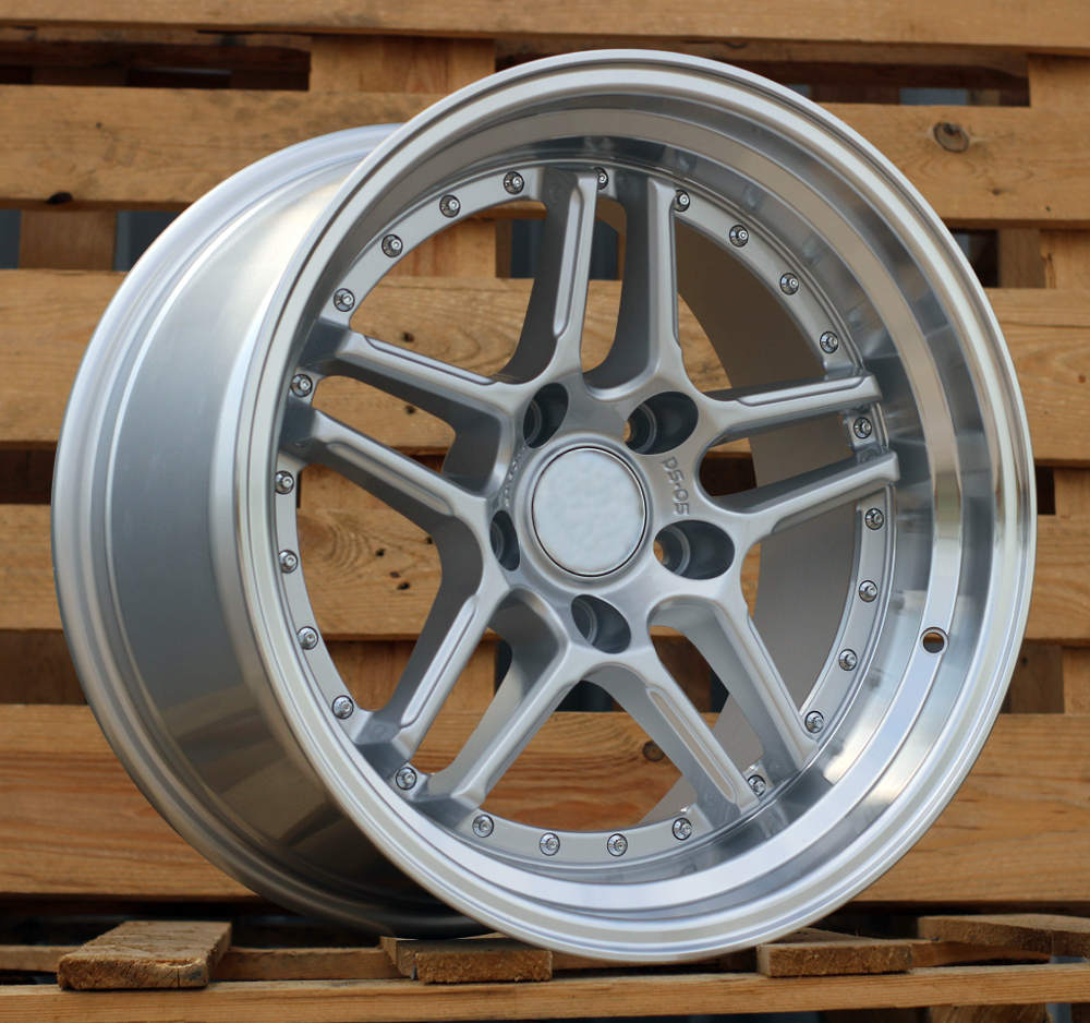 BMW A5863  Sudrabs ar pulētu malu R17 5X120 9.5J et20 74.1