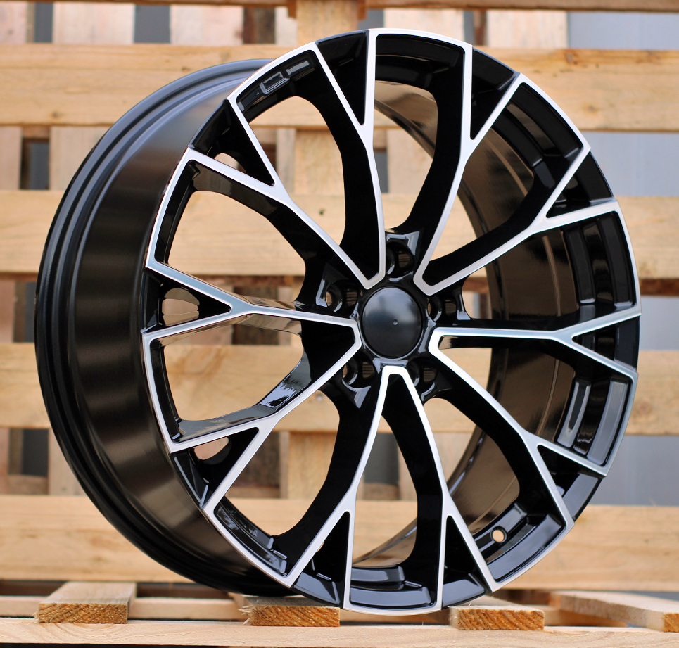 Volkswagen 3S1279  Melns ar pulētu virsmu R18 5X112 7.5J et51 57.1