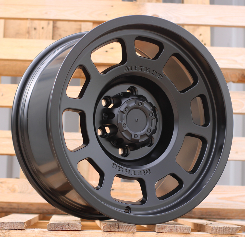 JT213  Melns matēts R17 6X139.7 8.5J et 110.1