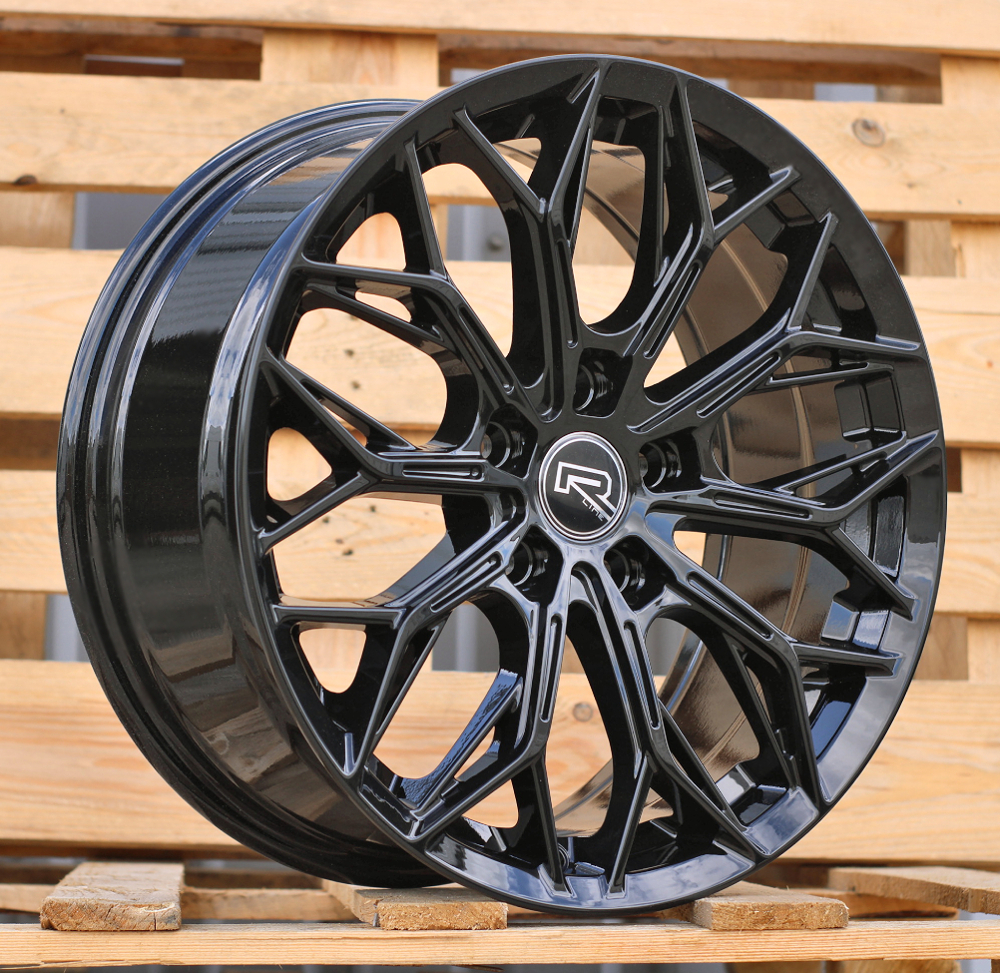 A1407  Melns R17 5X100 7.5J et40 57.1
