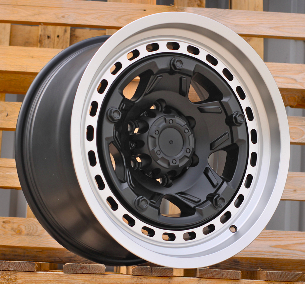 JT186  Melns ar pulētu virsmu R17 6X139.7 9J et 110.1