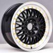 REW032  Sudrabs ar pulētu malu R15 8X100/114.3 6.5J et30 73.1