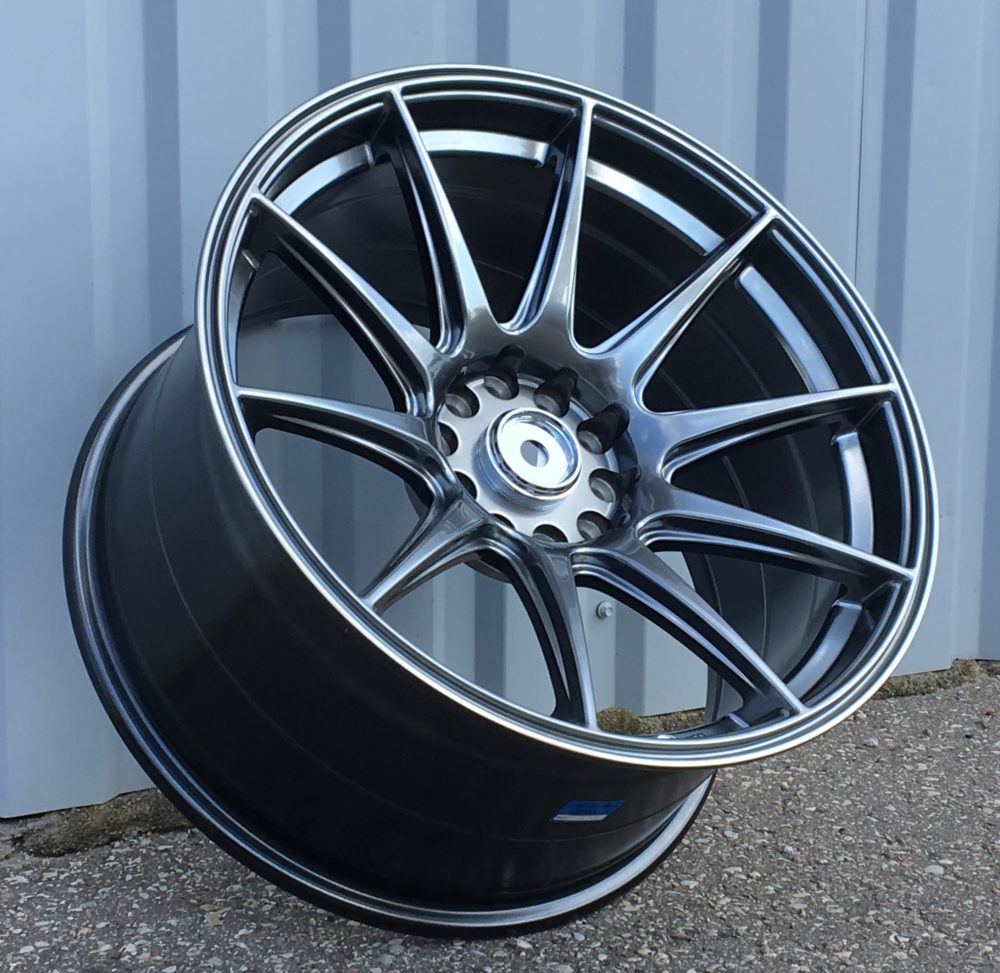 XF266  Tumši spīdīgs R18 10X114/120 9.75J et20 74.1