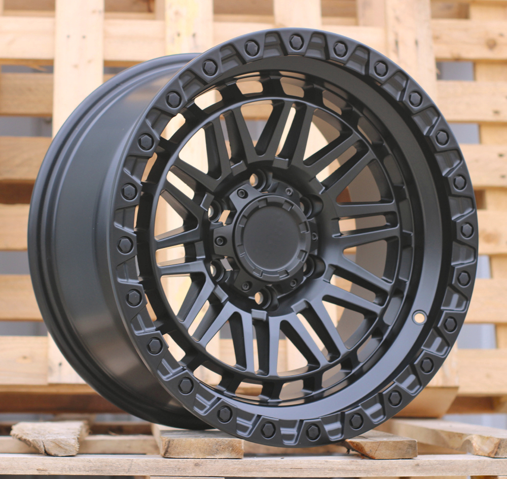 H972D  Melns matēts R17 6X139.7 9J et 110.1