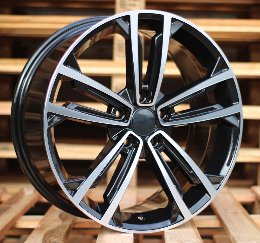 Volkswagen B1415  Melns ar pulētu virsmu R18 5X112 7.5J et45 57.1