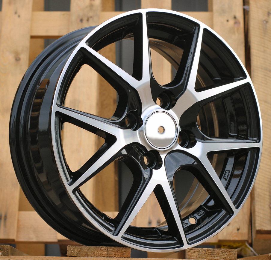 B1795  Melns ar pulētu virsmu R14 4X100 5.5J et43 60.1