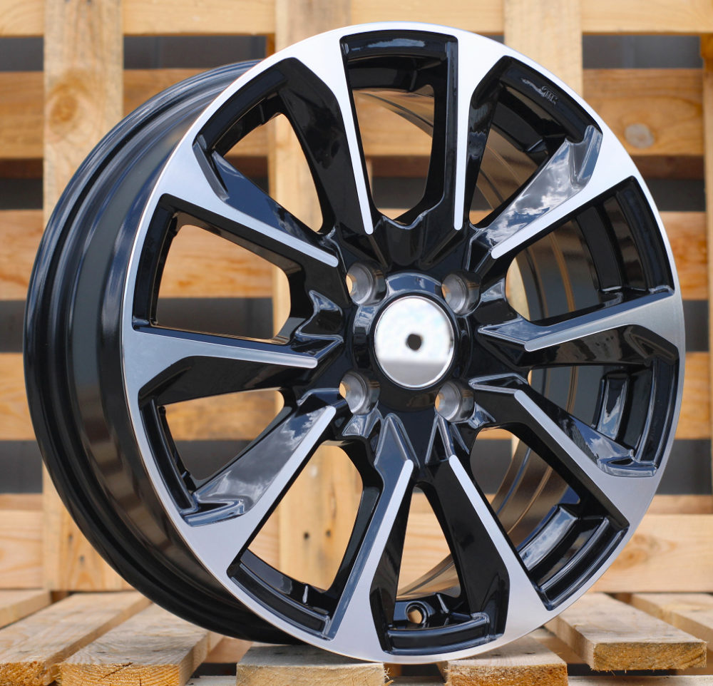 L1666  Melns ar pulētu virsmu R15 4X100 6J et40 60.1