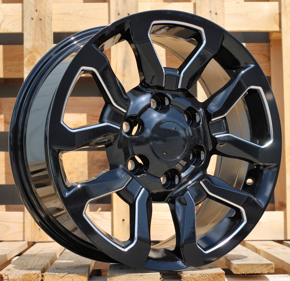 Toyota B1623  Melns ar pulētu virsmu R18 6X139.7 7.5J et25 106