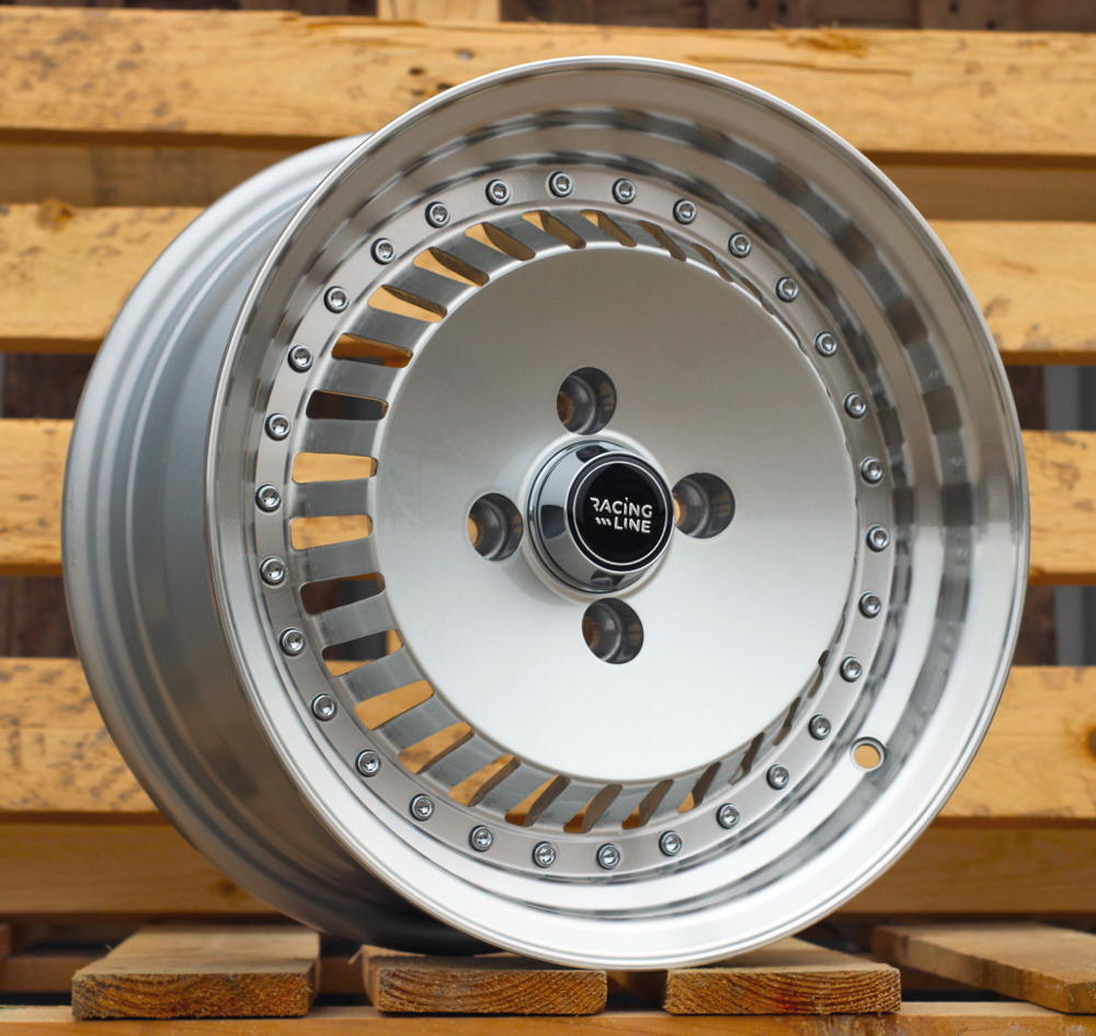 L475  Sudrabs ar pulētu malu R13 4X100 6J et20 67.1