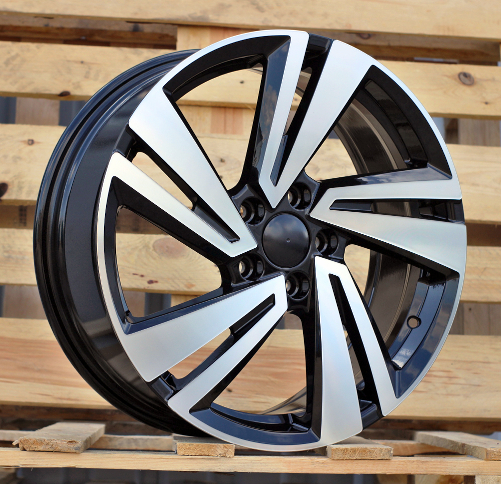 Volkswagen 3S1282  Melns ar pulētu virsmu R18 5X100 7J et39 57.1