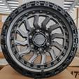 H973D  Melns matēts R17 6X139.7 9J et 110.1