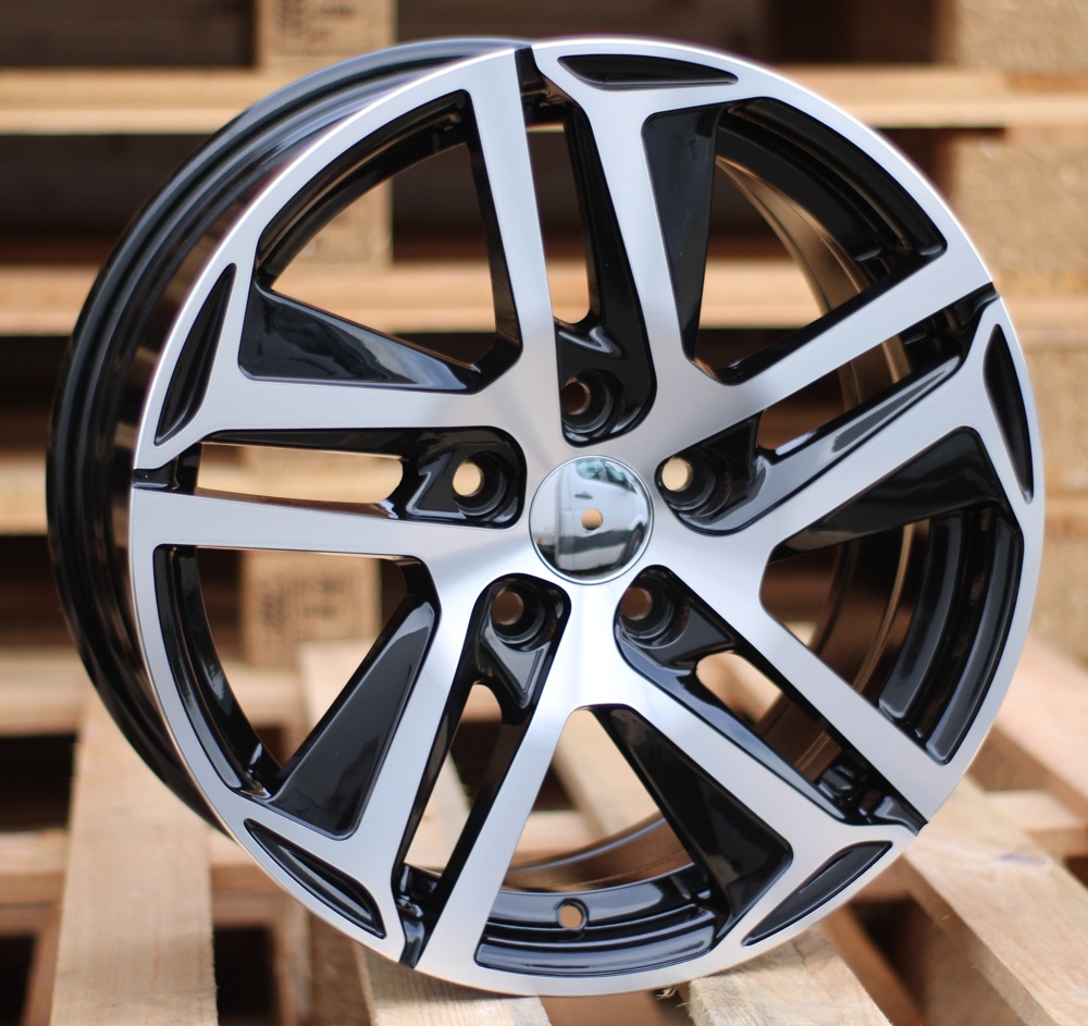 Peugeot PG534  Melns ar pulētu virsmu un pulverlaku R16 5X108 7J et35 65.1